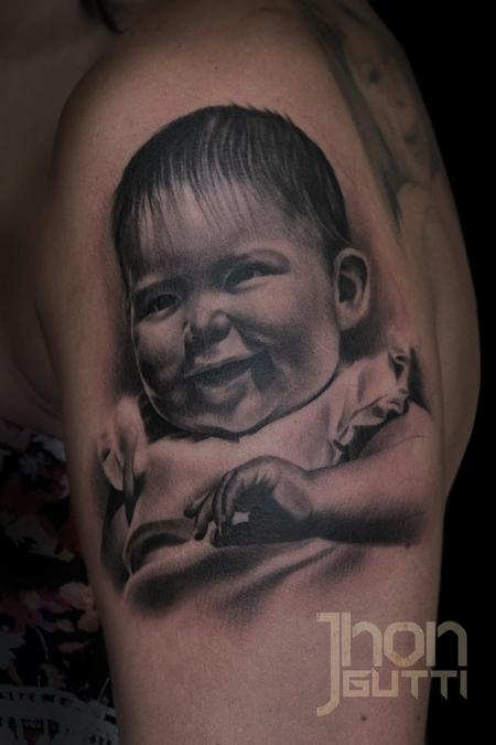 Tattoos - BABY PORTRAIT - 106617